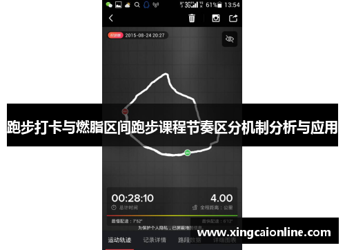 跑步打卡与燃脂区间跑步课程节奏区分机制分析与应用